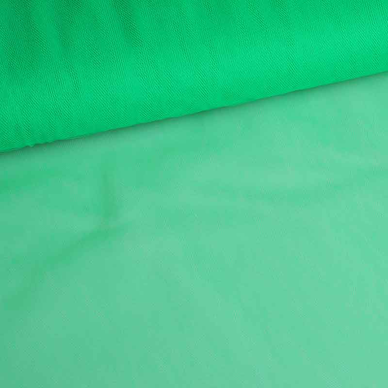 Tissu tulle de mariée vert