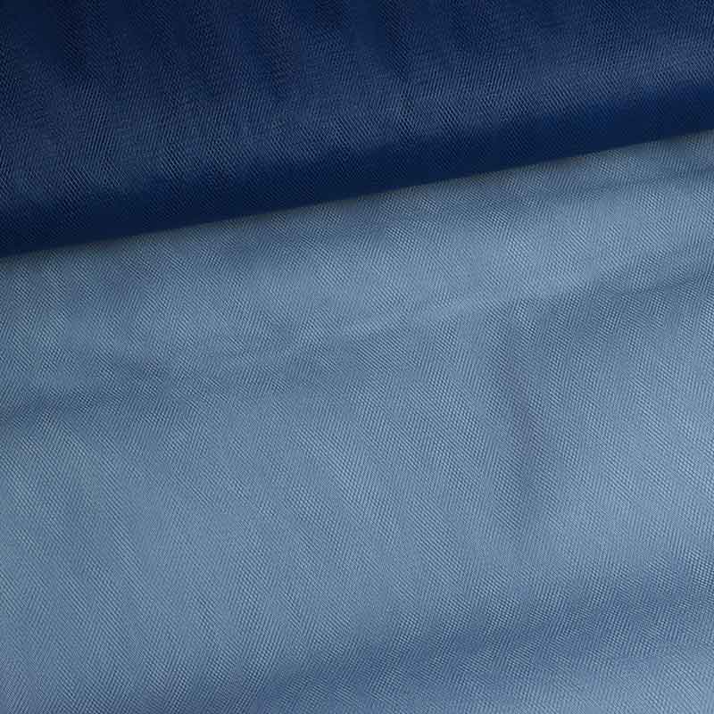Tulle de mariée bleu foncé