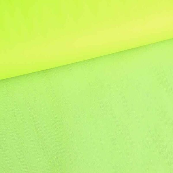 Tissu Bruidstule jaune fluor
