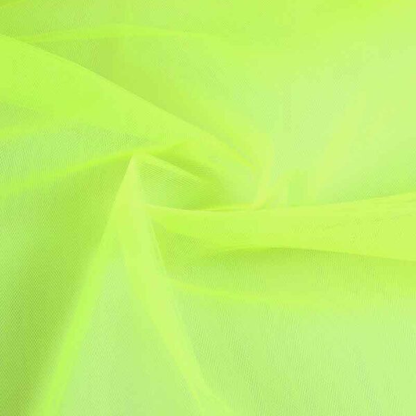 Tissu Bruidstule jaune fluor