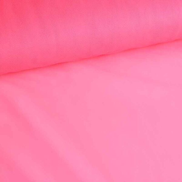 Tissu Bruidstule rose fluo