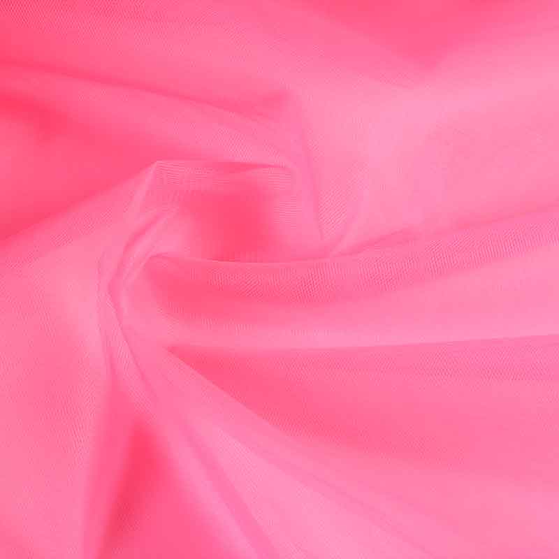 Tissu Bruidstule rose fluo