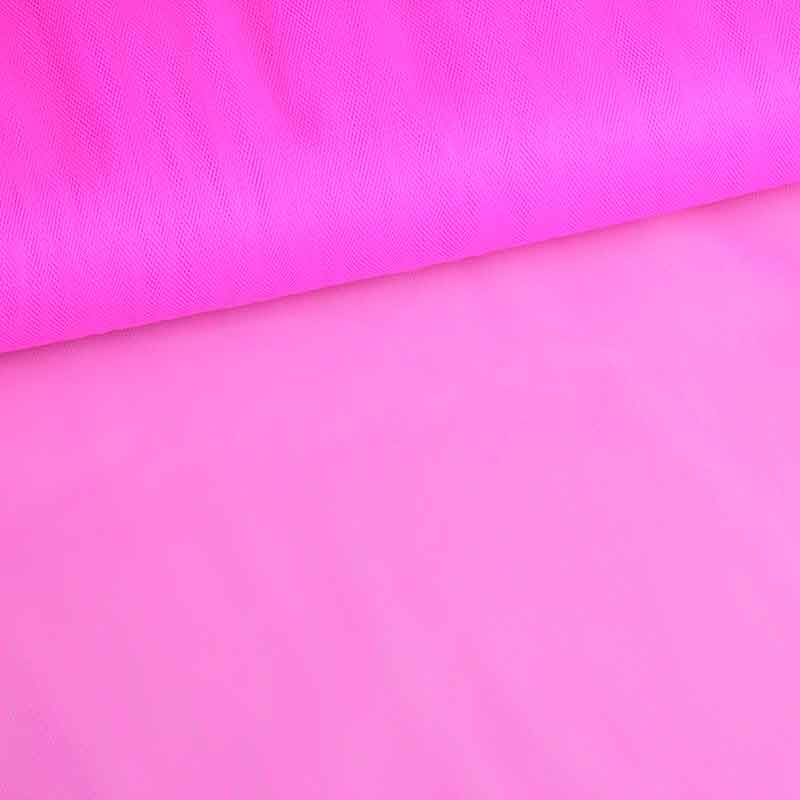 Tissu Bruidstule fluor fuchsia