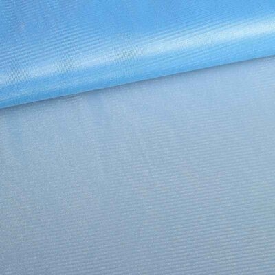 Tissu tulle scintillant bleu bébé