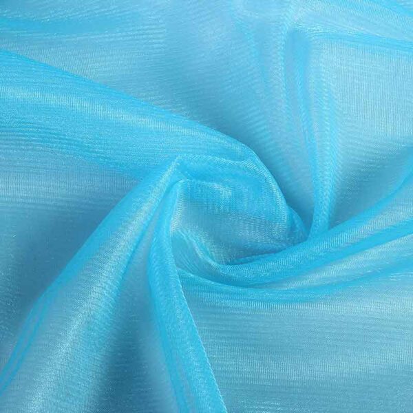 Tissu tulle paillettes aqua