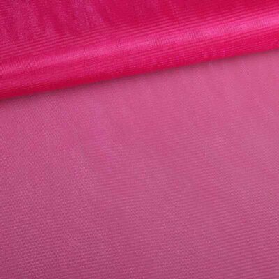 Tissu tulle scintillant fuchsia