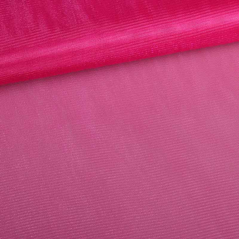 Tissu tulle scintillant fuchsia