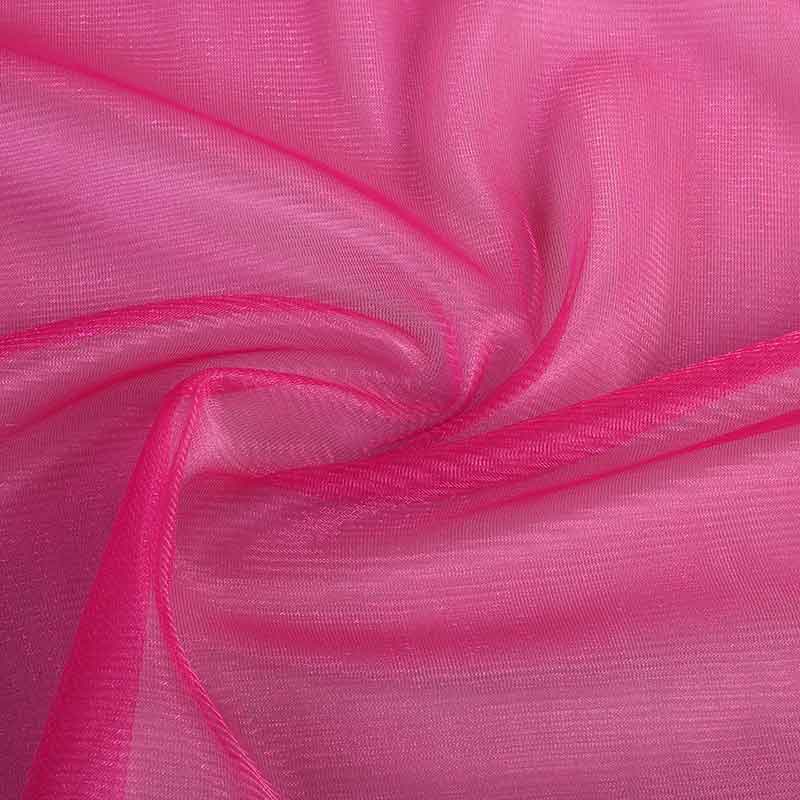 Tissu tulle scintillant fuchsia
