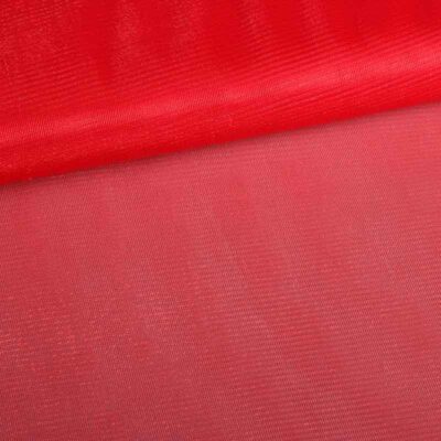 Tissu tulle pailleté rouge