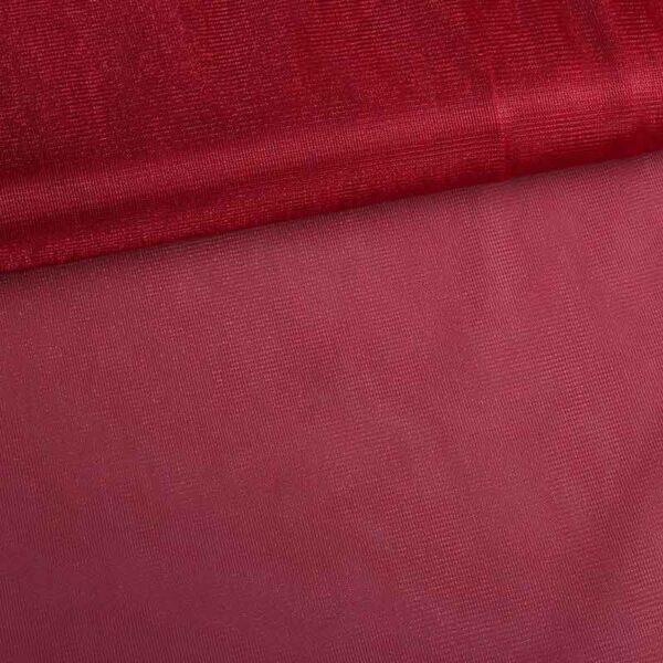 Tissu tulle paillettes bordeaux