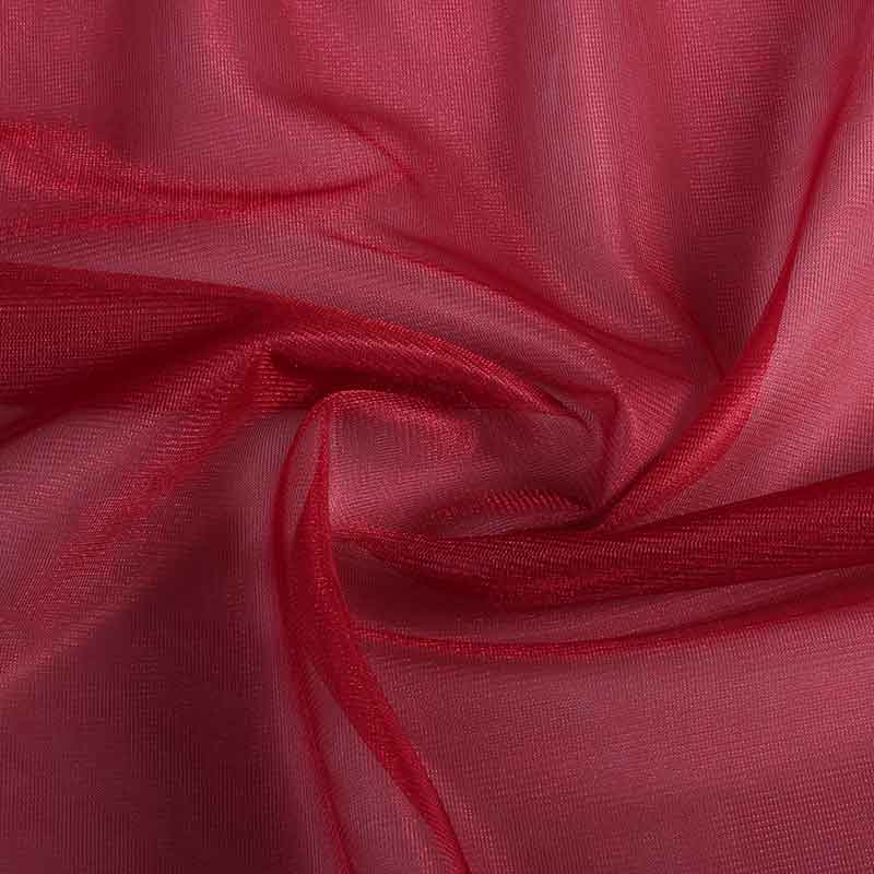 Tissu tulle paillettes bordeaux
