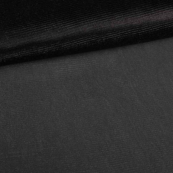 Tissu tulle scintillant noir