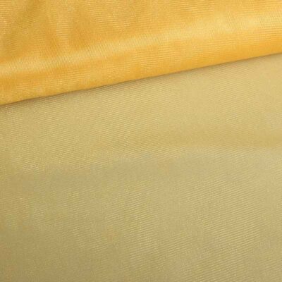 Tissu tulle paillettes or