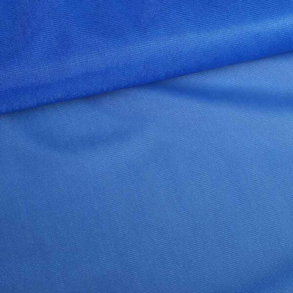 Tissu tulle étincelant cobalt