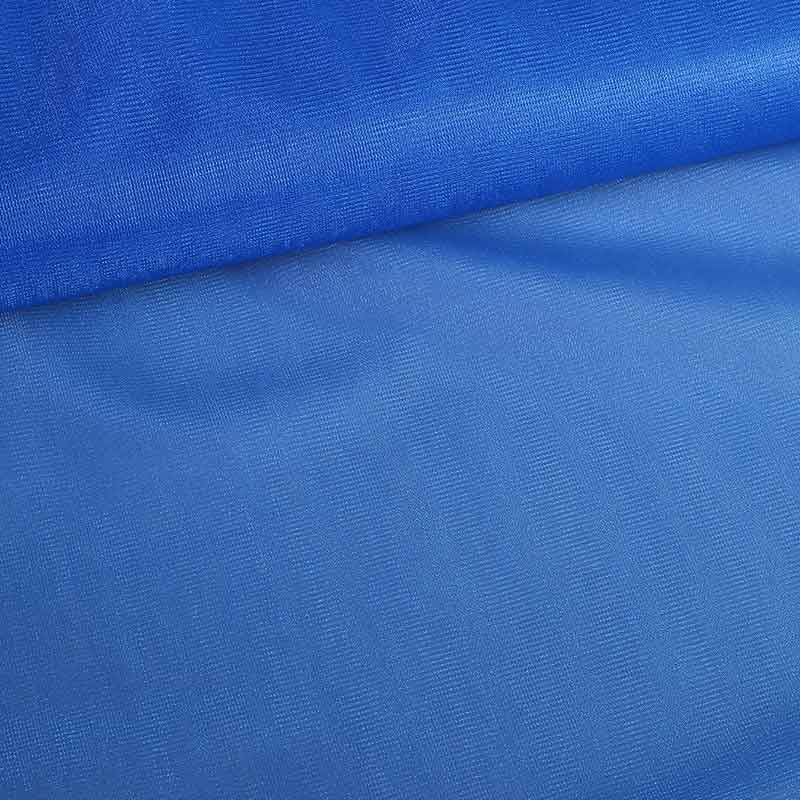 Tissu tulle étincelant cobalt
