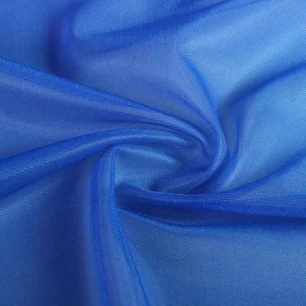 Tissu tulle étincelant cobalt
