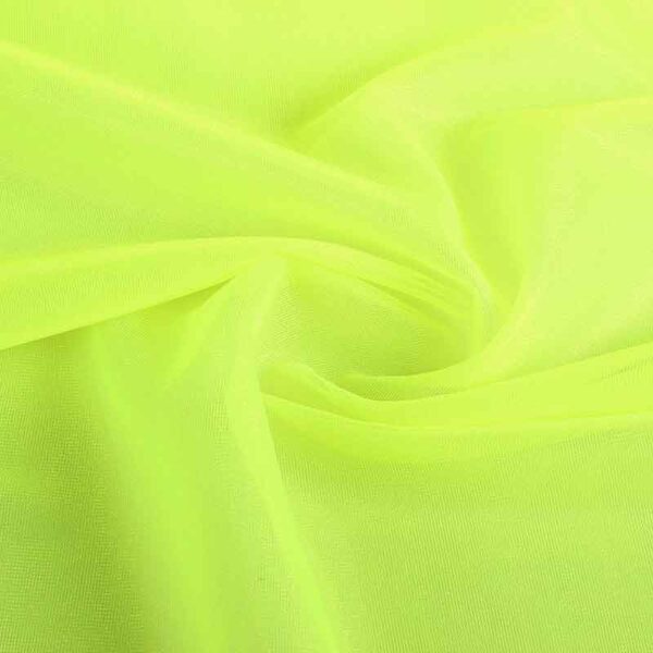 Tissu tulle Sparkling fluor jaune