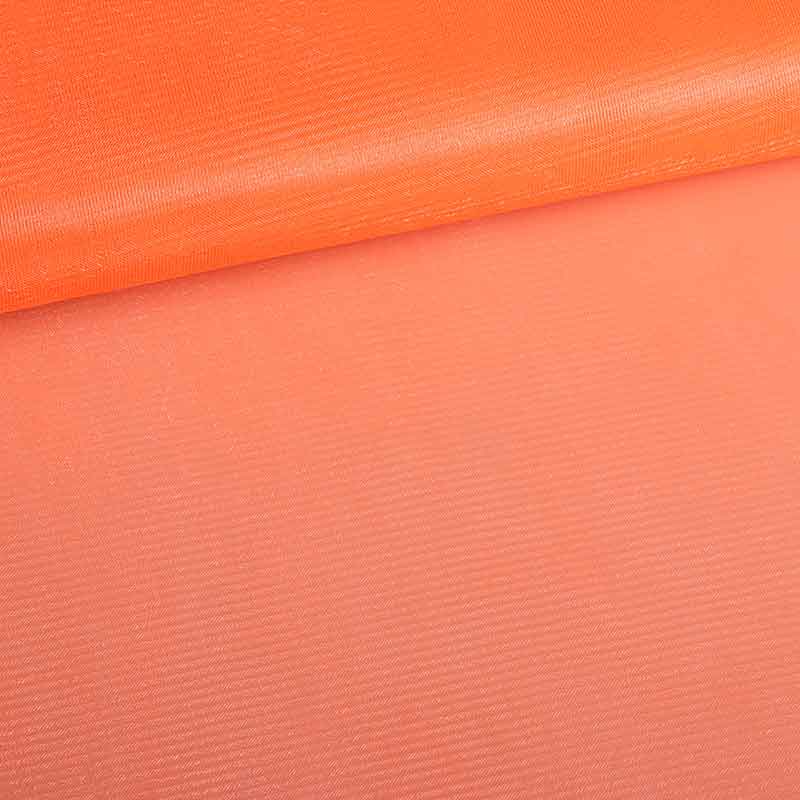 Tissu tulle sparkling fluor orange