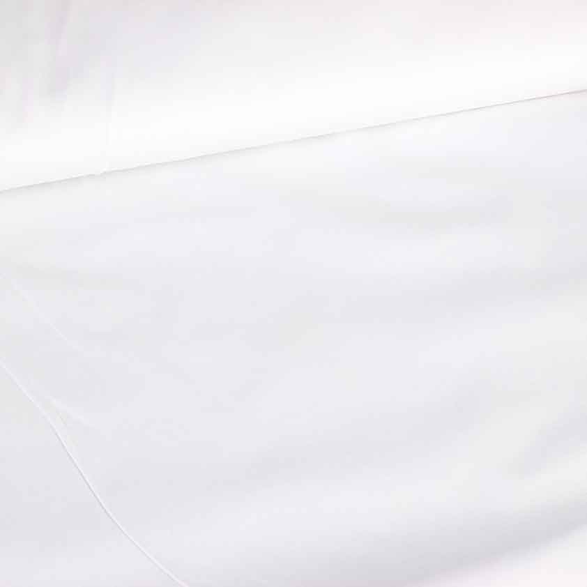 Tissu popeline blanc
