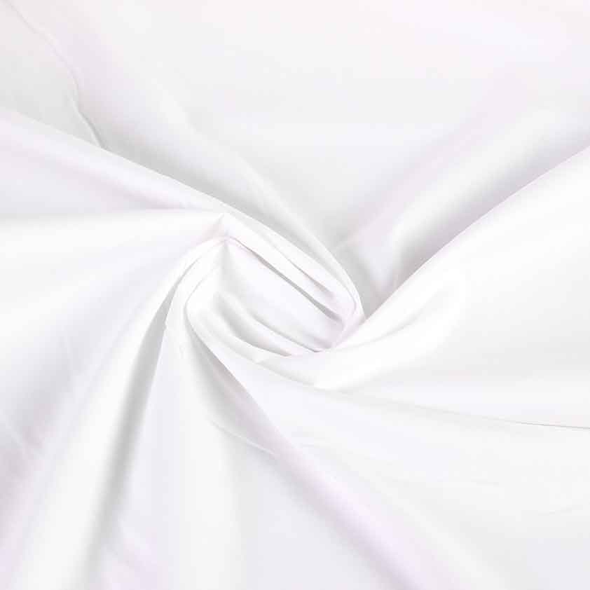 Tissu popeline blanc