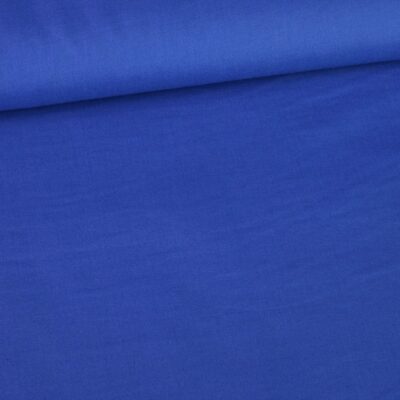 Tissu popeline cobalt