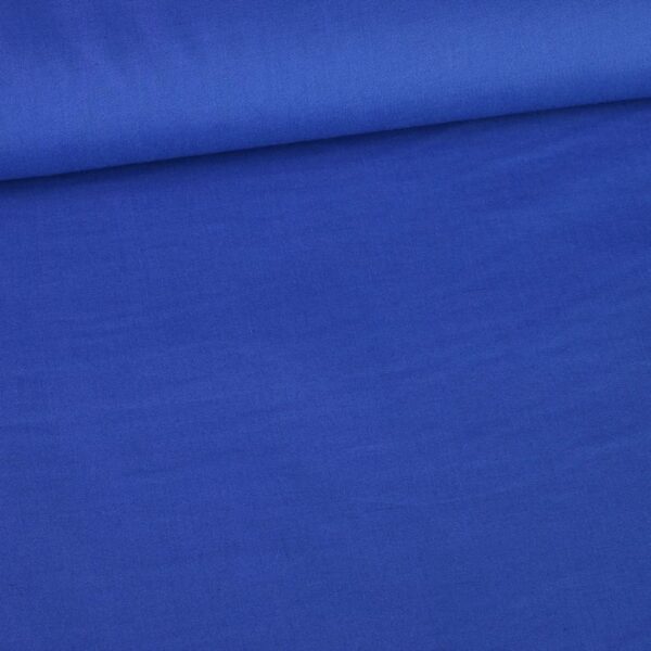 Tissu popeline cobalt