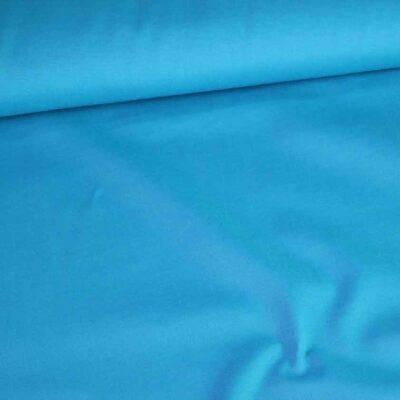 Tissu popeline turquoise
