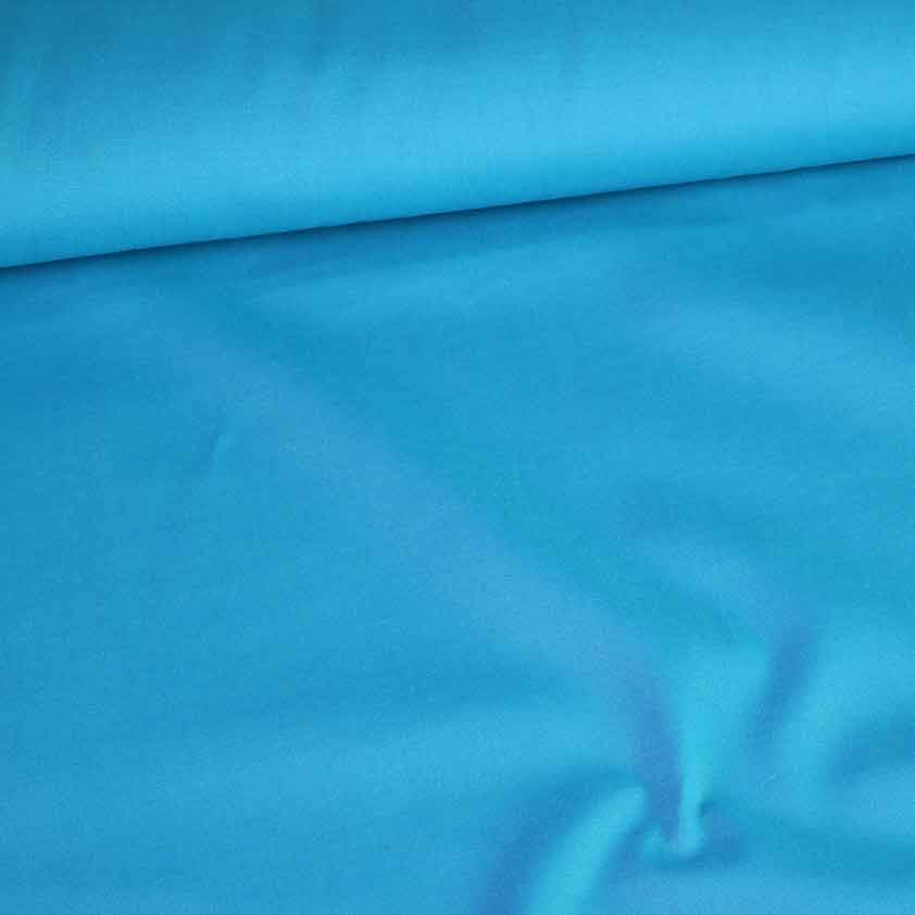 Tissu popeline turquoise