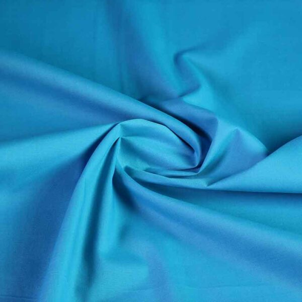Tissu popeline turquoise