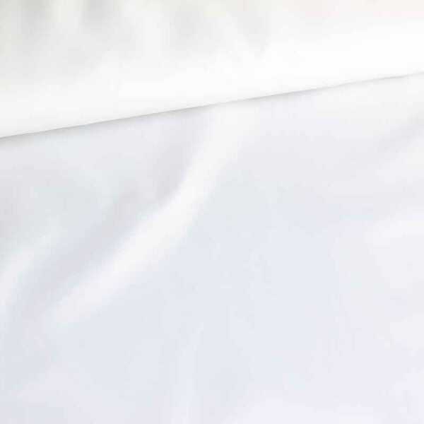 Tissu de doublure blanc