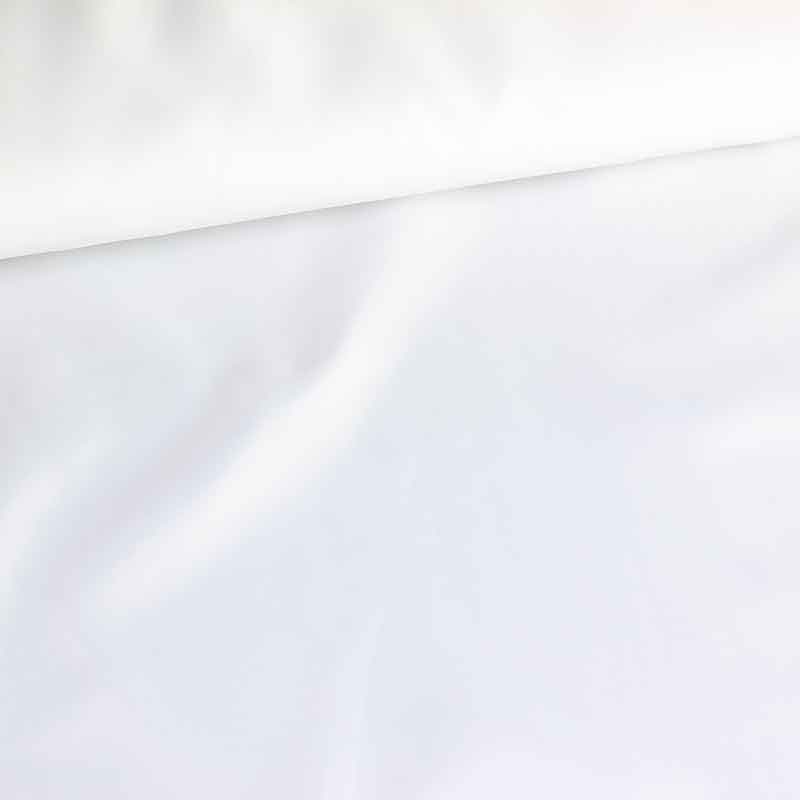 Tissu de doublure blanc