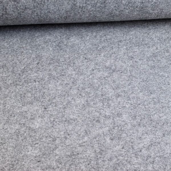 Tissu feutre gris mélange
