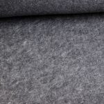 Vilt stof 3mm antraciet melange