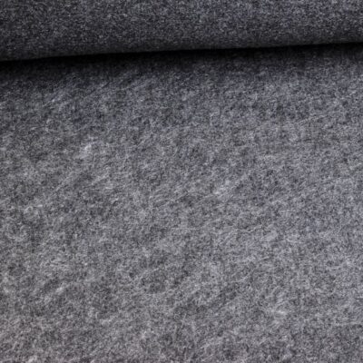Tissu feutre 3mm anthracite melange