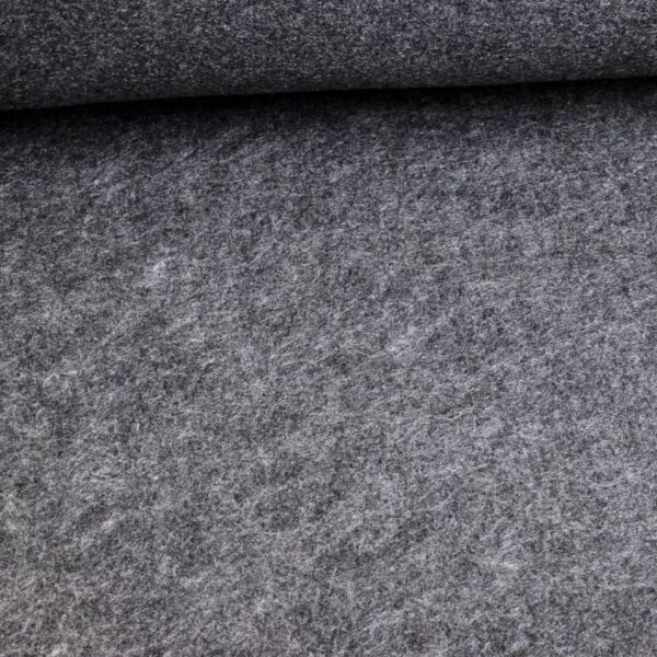 Tissu feutre 3mm anthracite melange