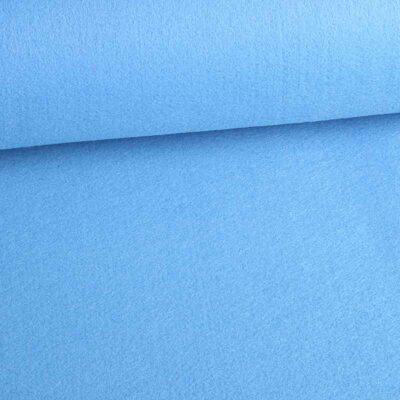Tissu feutre bleu clair