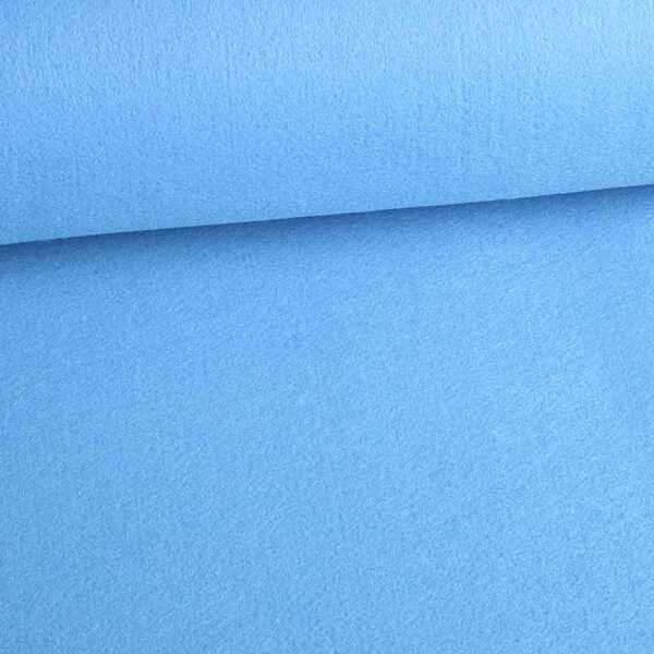 Tissu feutre bleu clair