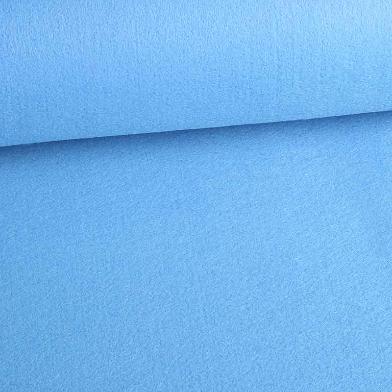 Tissu feutre bleu clair