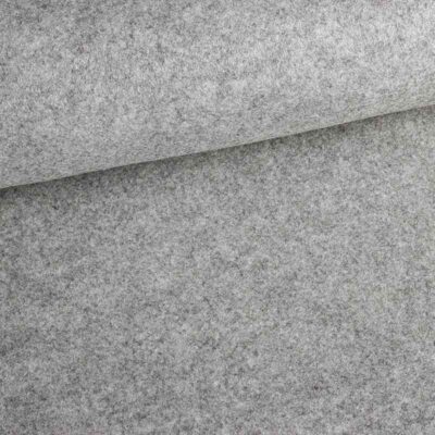 Tissu feutre 2mm gris mélange