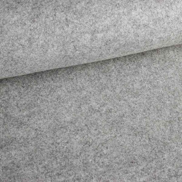 Tissu feutre 2mm gris mélange
