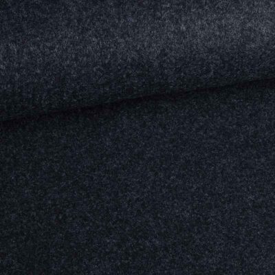 Tissu feutre bleu foncé melange