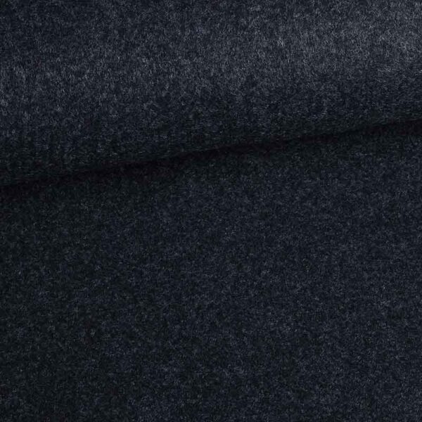 Tissu feutre bleu foncé melange