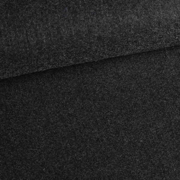 Tissu feutre anthracite foncé mélange