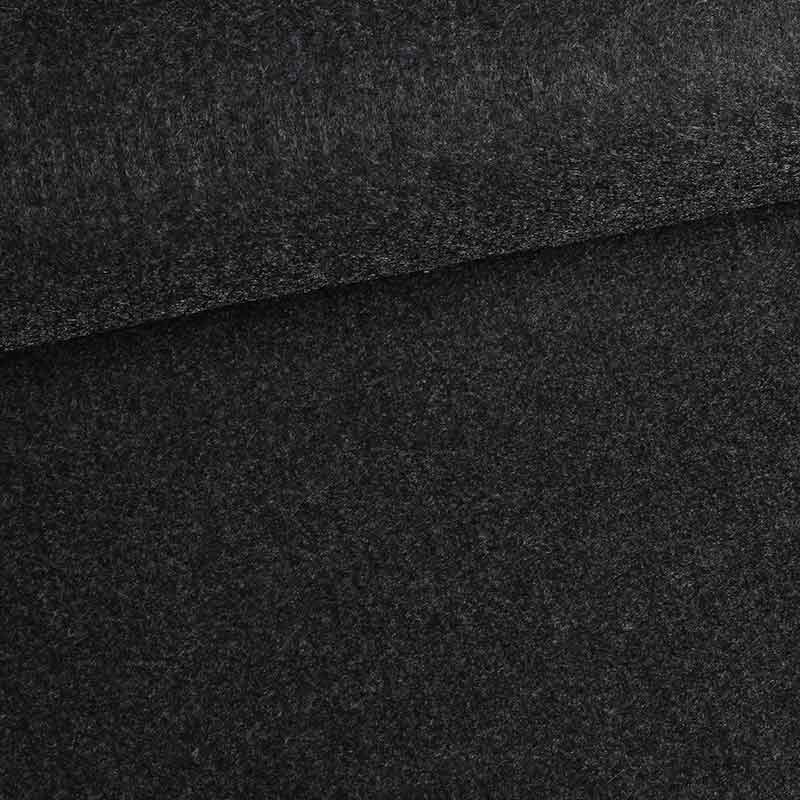 Tissu feutre anthracite foncé mélange