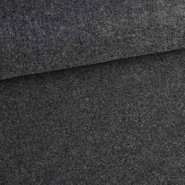 Tissu feutre anthracite chiné
