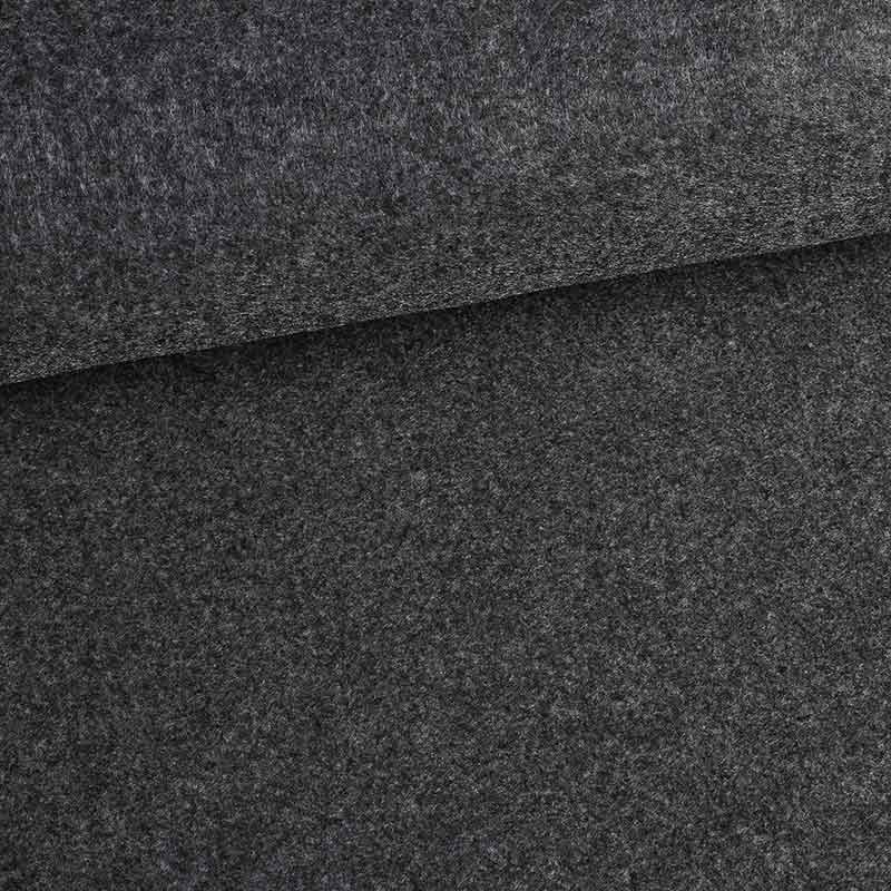 Tissu feutre anthracite chiné