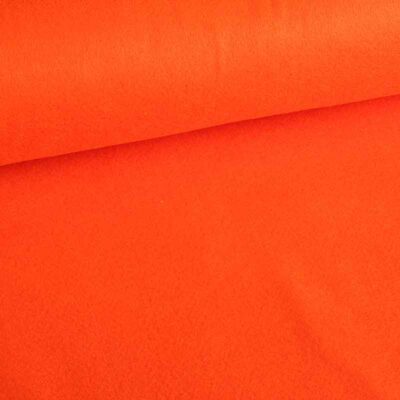 Tissu feutre orange