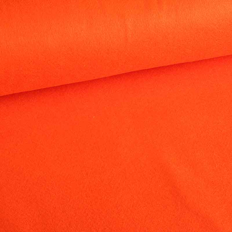 Tissu feutre orange