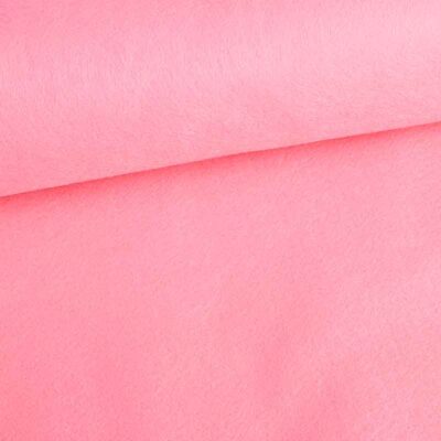 Tissu feutrine rose bébé