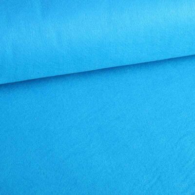 Tissu feutre turquoise